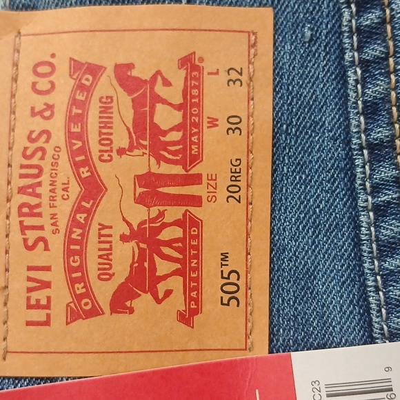 LEVI'S 505 REGULAR JEANS NWT - Picture 4 of 4